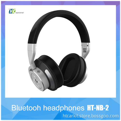 HT-NB2 Bluetooth Earpiece over ear best noise cancelling Wireless Headphones for wholesale